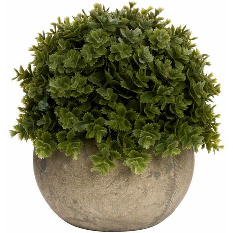 Miniature Shrubby Veronica in Pot Artificial Plant - L13 x W13 x H13 cm