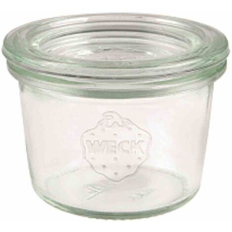 Miniaturgläser Weck transparent 35 ml Edelstahldeckel