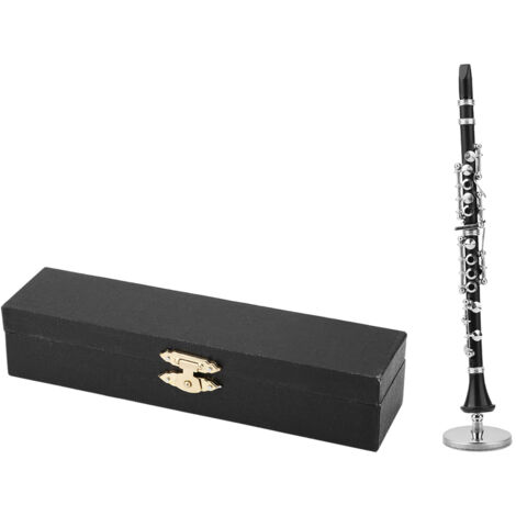 Miniaturklarinette 16 cm - Dekoratives Musikinstrument, realistisches Modell