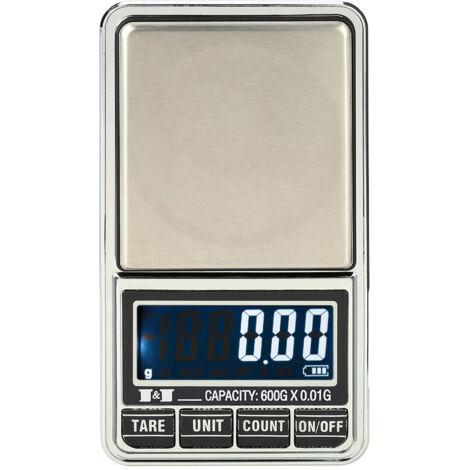 Minibalanza digital profesional para joyería, balanza electrónica de bolsillo de precisión, 600 g x 0,01 g