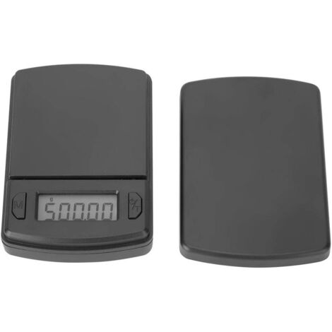 Minibalanza electrónica digital portátil de alta precisión para pesar joyas de cocina (500 g / 0,1 g).