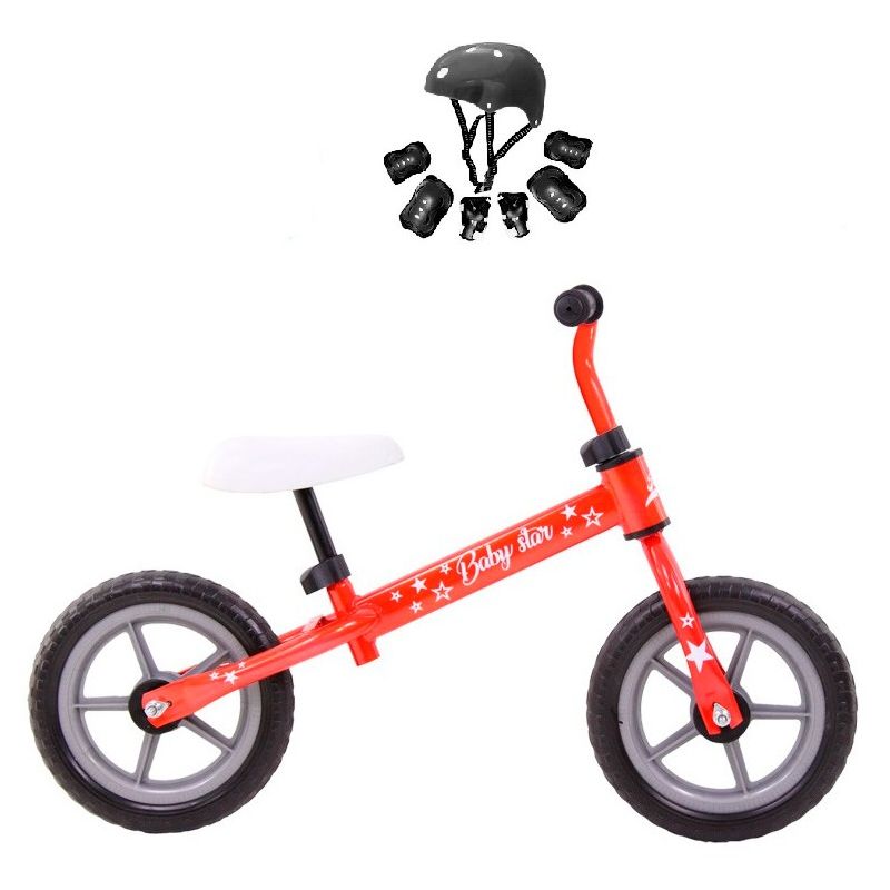 

Bicicleta De Iniciación Sin Pedales Para Niños Con Cuadro de Acero Resistente | Con Manillar Ergonómico y Sillín Ajustable | Rueda de 10' | Para