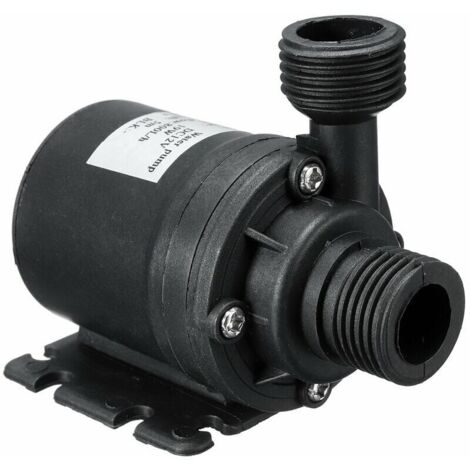 Minibomba de agua sumergible con motor sin escobillas, 12 V CC, elevación de 5 m, 800 l/h