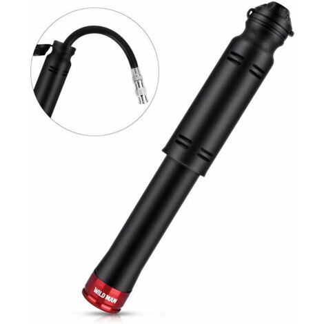 Minibomba de aire para bicicleta, compatible con válvulas Presta y Schrader, para bicicletas de montaña, de carretera y neumáticos de carretera.