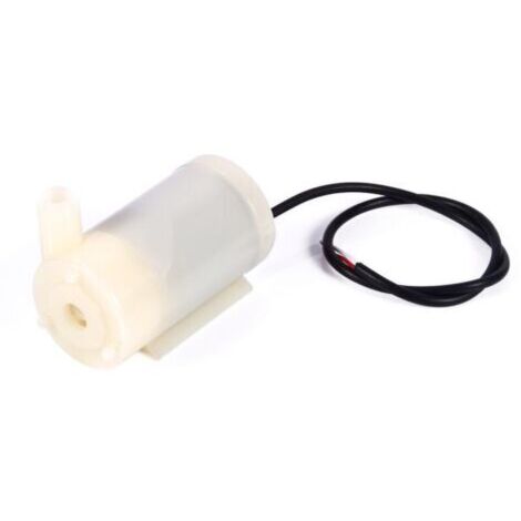 Minibombas sumergibles de agua de 3-4,5 V y 100 L/H con motor de CC de bajo ruido. Tamaño ideal para acuarios (horizontal).