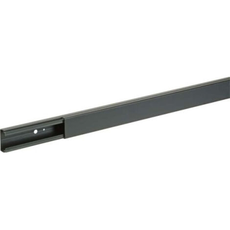 Minicanal LF en PVC de 20x35mm negro RAL9011 HAGER LF2003509011 (EMBALAJE DE 40 METROS)