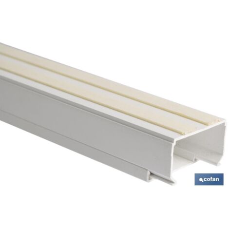 MINICANAL RECTO ADHESIVO 2M 10X20 Venta unitaria
