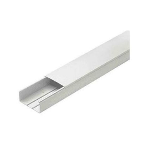 Minicanale copertura frontale 30x30 bianco 1 scompartoECLECMC3030B