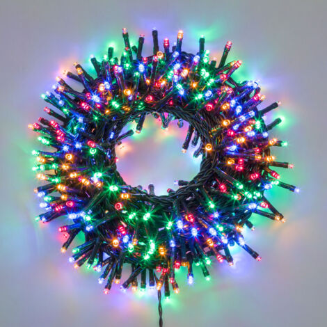 MiniCluster 6cm NTL 2000 LED Multicolor 40,5m Weihnachtslichter