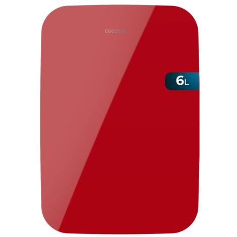 MiniCooling Bahamas Red 6L Kühlschrank, 12V-220V Betrieb, Auto- und Caravan-kompatibel, Kühl- und Heizfunktion, Temperaturbereich 5-65°, einfacher Transport.