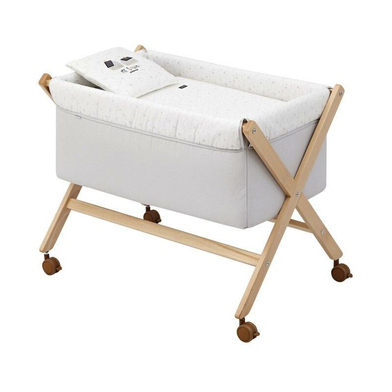 

Minicuna Tijera Madera Be Teckel Melocotón / Natural - Cambrass
