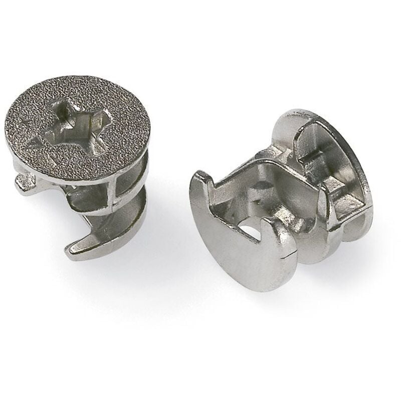 Boîte de: 2000 unités Minifix excentrique D-15 nickel épaisseur 16 mm