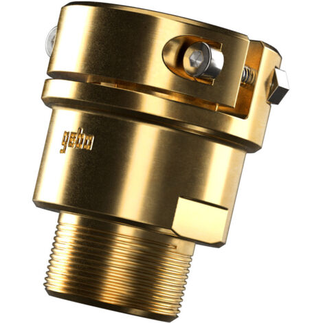 minigebo Messing-Kompaktadapter Serie303 1/2" mit Außengewinde