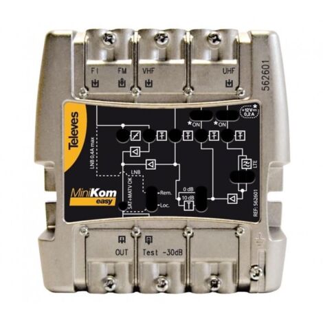 MiniKom centrale a banda larga EasyF 4 uscite Televis 562601