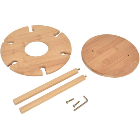 Minimalistischer Flaschenhalter aus Bambus für Küche und Wohnzimmer