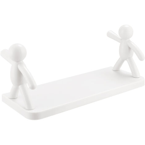 Minimalistischer Wandhaken in Form eines menschenförmigen Geländers im japanischen Stil, nicht perforiertes, kreatives Küchenregal, Gewürzregal
