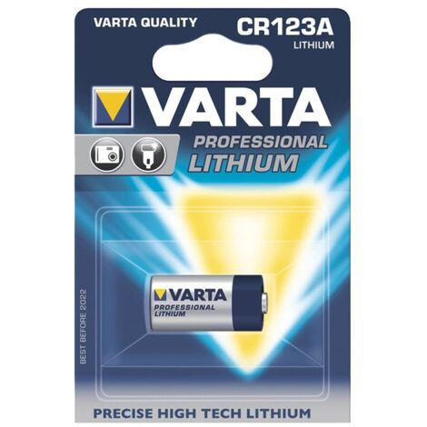 Minipile Varta CR123A au Lithium 3V 1600Mah 06205301401