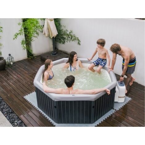MITEPEK Minipiscina idromassaggio rigida da esterno, 6 sedute 193x193cm Mspa Tuscany