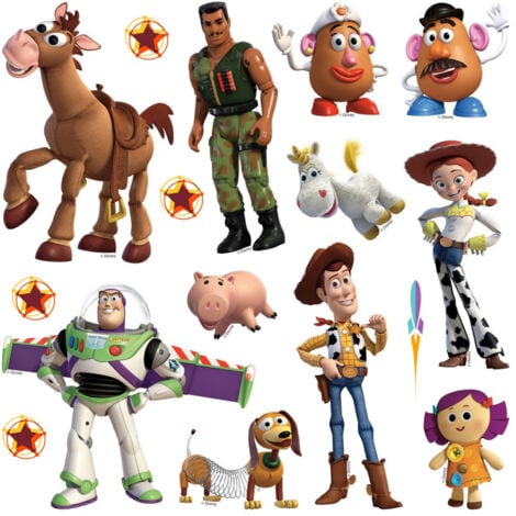 Minis Stickers Disney - Toy Story 4 - 30 CM x 30 CM