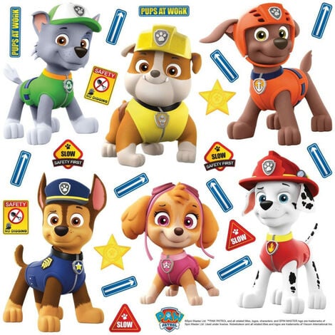 PAT PATROUILLE Rideau prêt à poser Paw patrol PatPatrouille fille