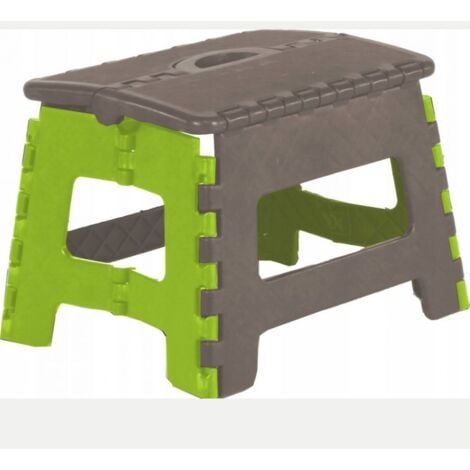 Sgabello Multiuso Salvaspazio Pieghevole Sedia Con Schienale Colori - Foto 7