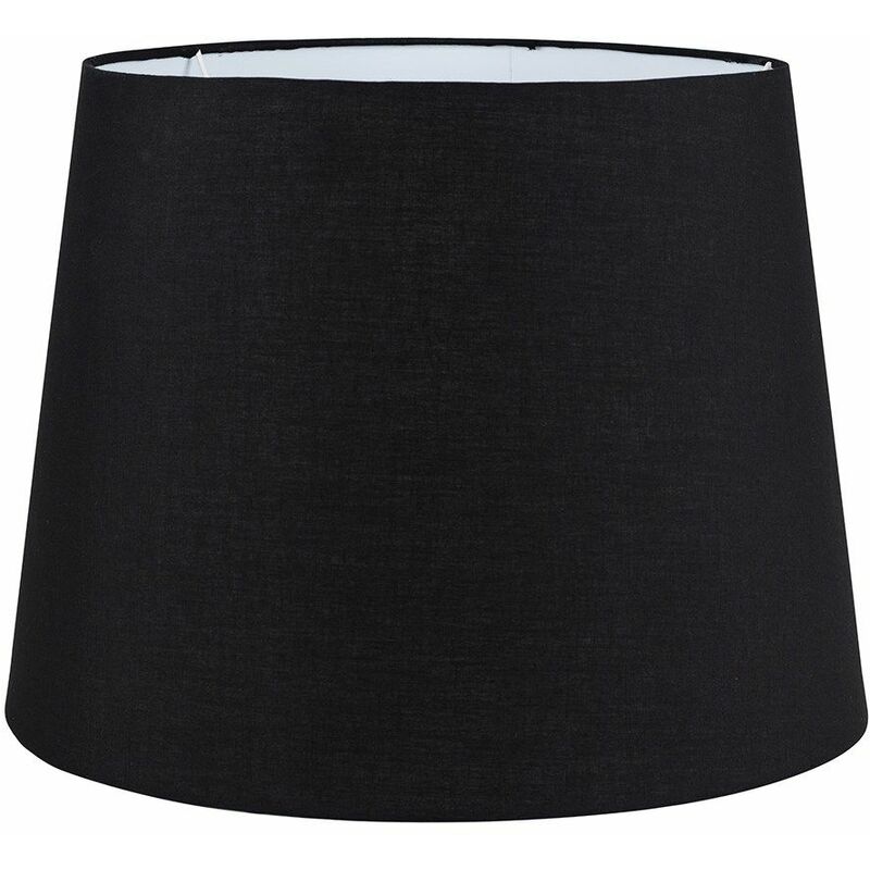45cm Tapered Table / Floor Lamp Shade - Black