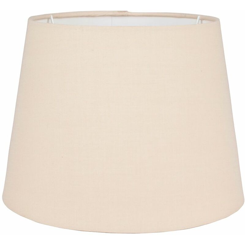 25cm Tapered Table / Floor Lamp Shade - Beige