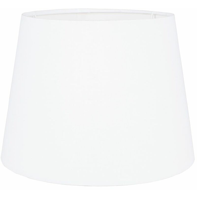 25cm Tapered Table / Floor Lamp Shade - White