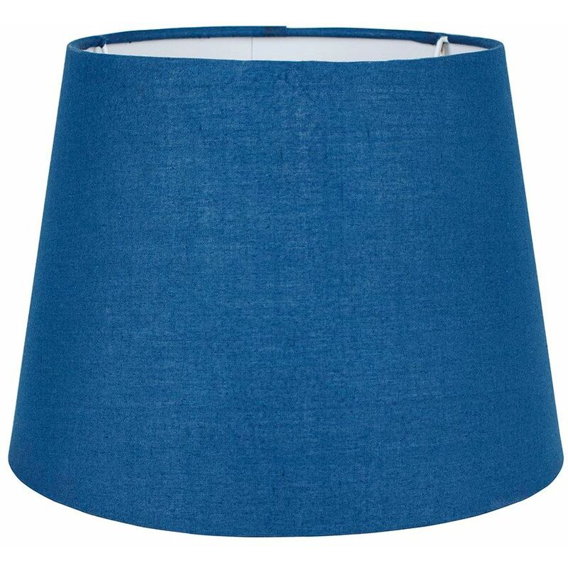 25cm Tapered Table / Floor Lamp Shade - Navy Blue