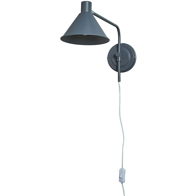 Minisun - Plug In Swing Arm Wall Light Fitting - No Bulb