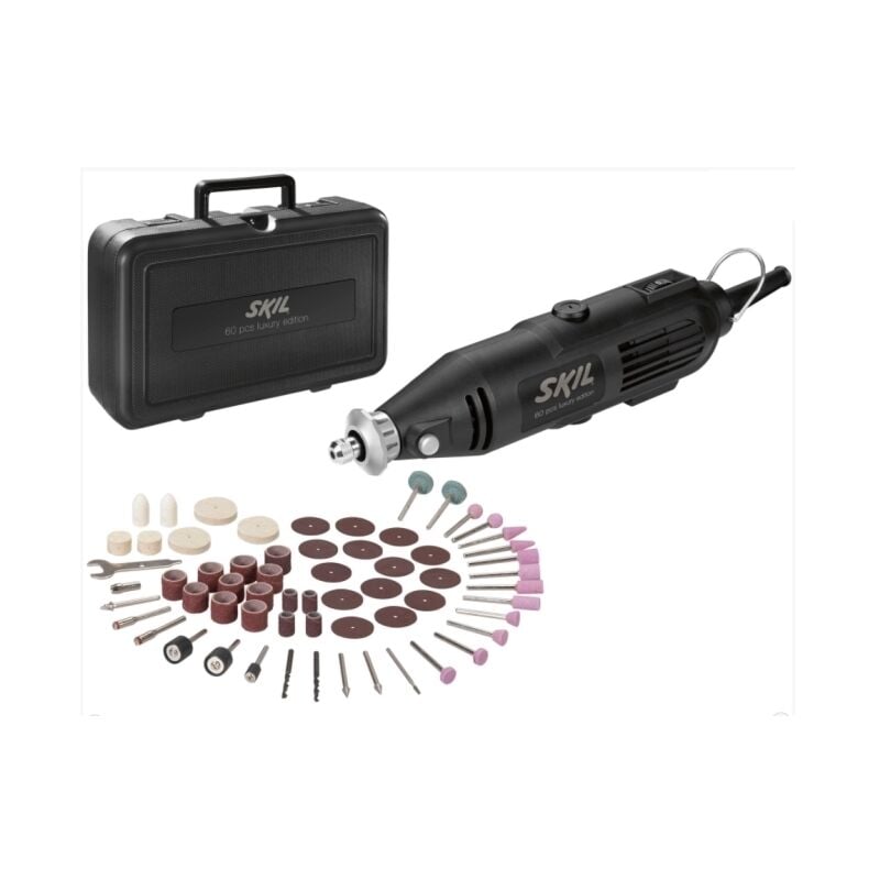 Image of Miniutensile rotativo/Minitrapano 135W tipo Mini Drill con 60 accessori in valigetta - Skil Multi Tool Luxury Edition 1116