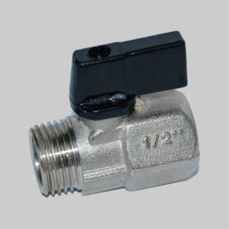 Minivalvola a sfera m.f. 1/2" TIEMME