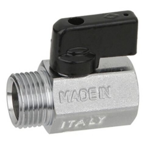 Minivalvola a sfera m.f. 3/8&quot