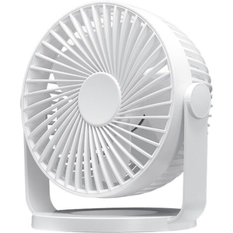 Miniventilador de sobremesa Bretaña motor DC 5W blanco