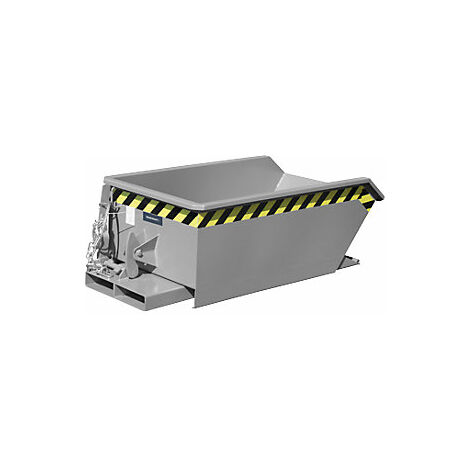 Minivolquete  bajo borde de vertido  capacidad 0,23 m³  gris