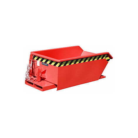 Minivolquete  bajo borde de vertido  capacidad 0,27 m³  rojo