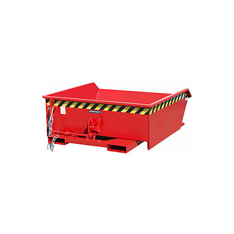 Minivolquete  bajo borde de vertido  capacidad 0,46 m³  rojo