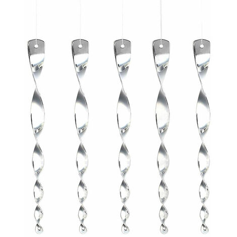 Minkrow Paquete De 10 Repelente De Pájaros, Repelente De Palomas, Espantapájaros Para Balcón, Barra Espantapájaros, Espiral Reflectante De 360 Grados Luminosa, Gu.B/Bon