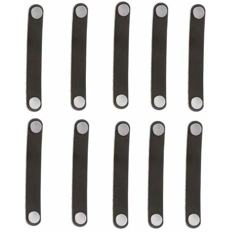 MINKUROW 10 Piezas 128mm Tiradores De Puerta De Cajón De Cuero Retro/Perillas/Manijas/Para Gabinete Armario Maletín Maleta Gabinete De Vino Caja De Madera Caja De Regalo Caja De Zapatos Muebles Hardwa