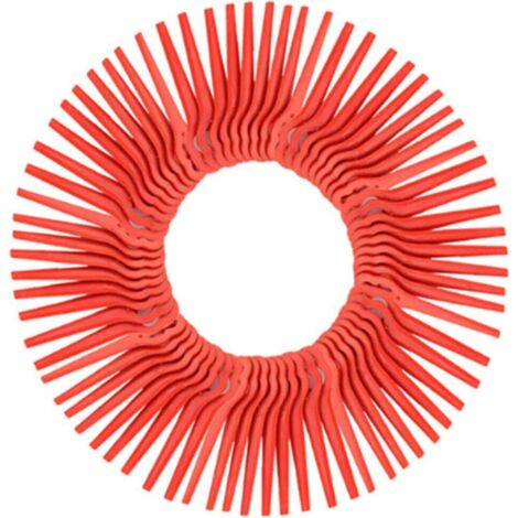MINKUROW 100 Lame Di Ricambio In Plastica Per Bordatrice Florabest Lidl, Lunghezza 83 Mm (Rosso)