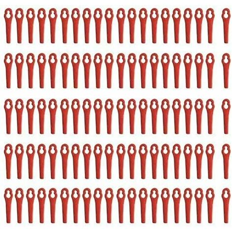 MINKUROW, 100 Uds., Cuchillas Para Cortacésped Para Rt250, Accesorios Para Cortacésped De Jardín