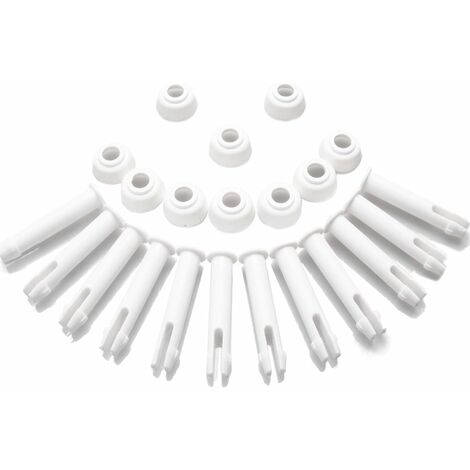 MINKUROW 12 Perni Per Piscina In Plastica E 12 Guarnizioni In Gomma, Per Piscine Intex Rotonde Con Struttura In Metallo Da 13'-24' E Piscine Rettangolari Con Struttura In Metallo, Intex 28270-28273 (5