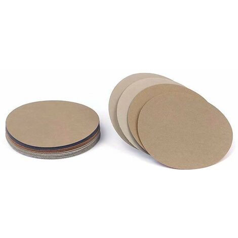 MINKUROW 125 mm Schleifpapier-Schleifscheiben Nr. 4000 Grit Sander – 20 Scheiben ohne Löcher