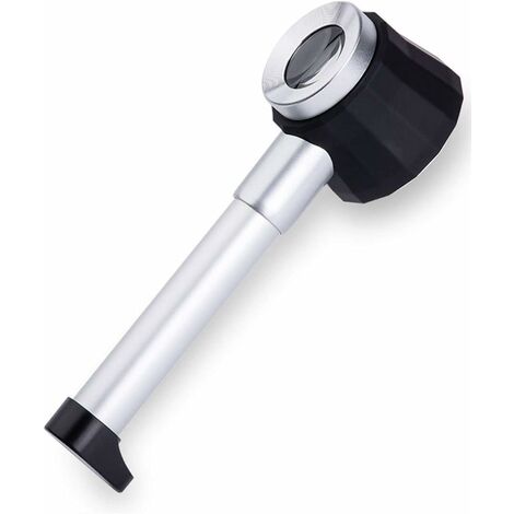 MINKUROW 15x optisches Glas LED-Handlupe mit skalierter Vergrößerung Schmucklupe