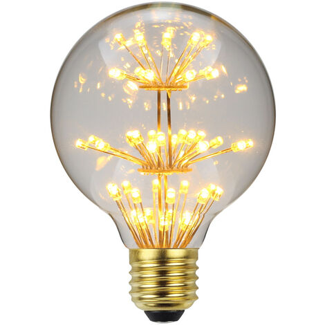 MINKUROW 1pcs -G95 Star/Star Bombilla Led Vintage Luz Estrellada Bombilla Decorativa Fuegos Artificiales Luz Cálida E27 220-230v, Vidrio, E27, 3.00w 230.00v