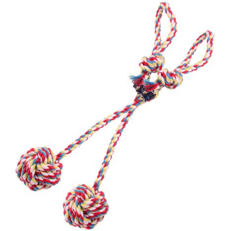 MINKUROW 2 Pezzi Giocattoli Da Masticare Per Cani - Cuccioli Giocattoli Da Masticare Corde Di Cotone Lavabili Per Cani Di Piccola E Media Taglia - Giocattoli Per Cani