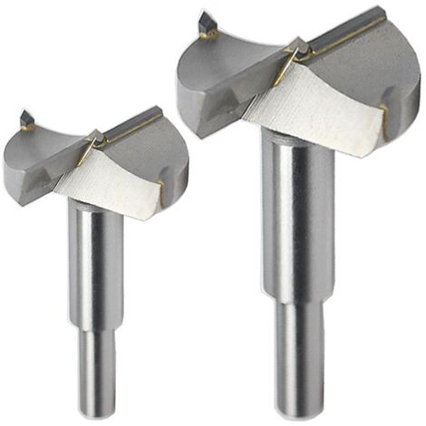 MINKUROW 2-tlg. Formbohrer Ø 35 und 40 mm mit Schaft Ø 8 mm, Werkzeugstahlbohrer, Holzbohrer-Set für weiches Holz, DIY-Version