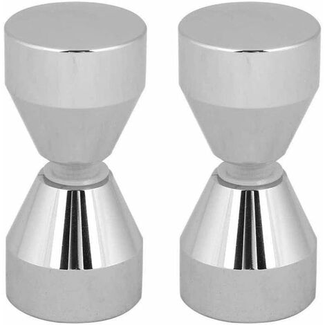 MINKUROW 2 uds perilla de puerta de acero inoxidable manija de ducha, perilla de puerta de vidrio para baño, cocina, oficina, Hotel con tornillos
