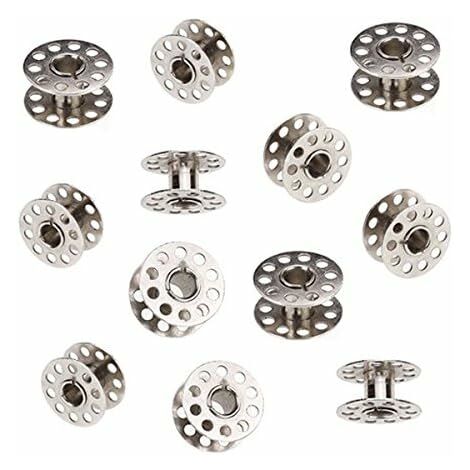 MINKUROW 20pcs Carretes Giratorios De Metal Profesionales Para Maquinaria Doméstica