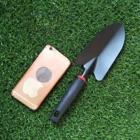 MINKUROW 2er Set Garten-Pflanzkübel: Universalschaufel zum An- und Umpflanzen im Garten und auf dem Balkon, Qualitätsstahl, ergonomischer Griff, Arbeitsbreite 8 cm